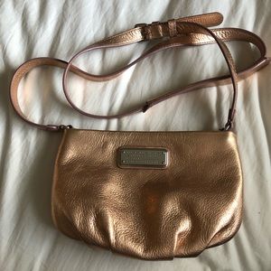 Marc jacobs rose gold crossbody handbag RARE